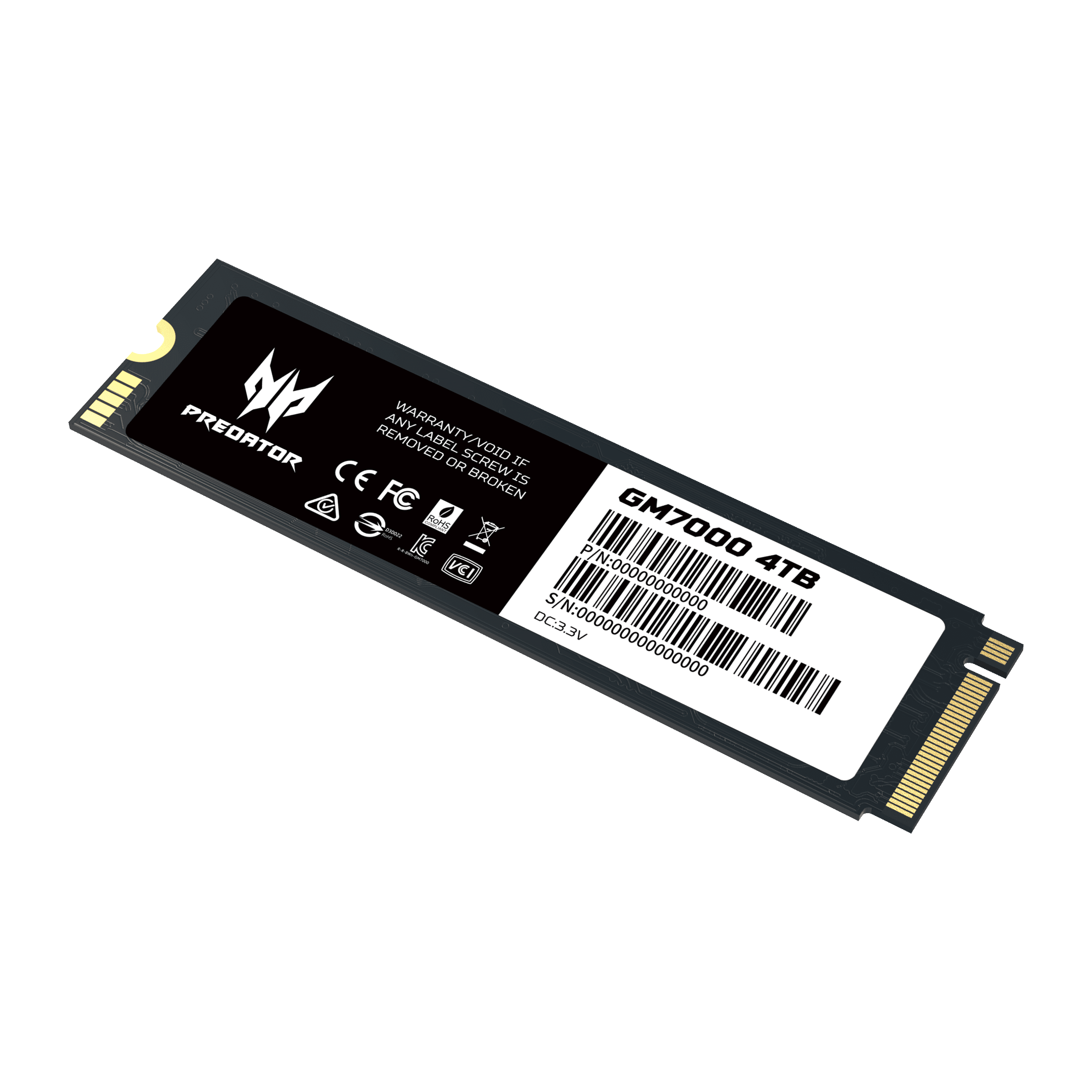 GM7000 PCIe4.0 SSD gives you the space to store your favorite games