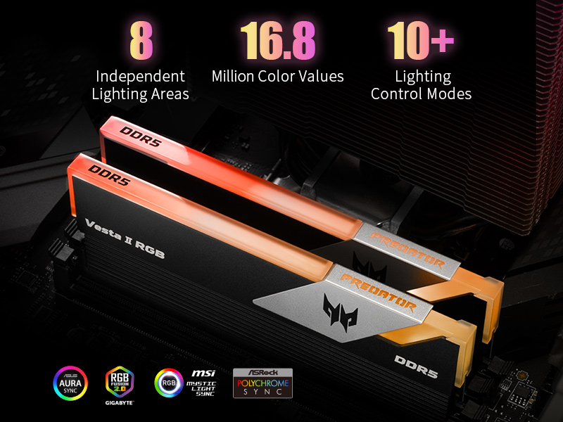 Predator Vesta II DDR5 Memory