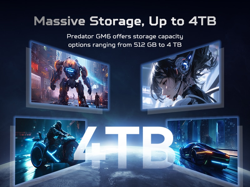 Predator GM6 M.2 PCIe SSD offers storage options from 512GB to 4TB