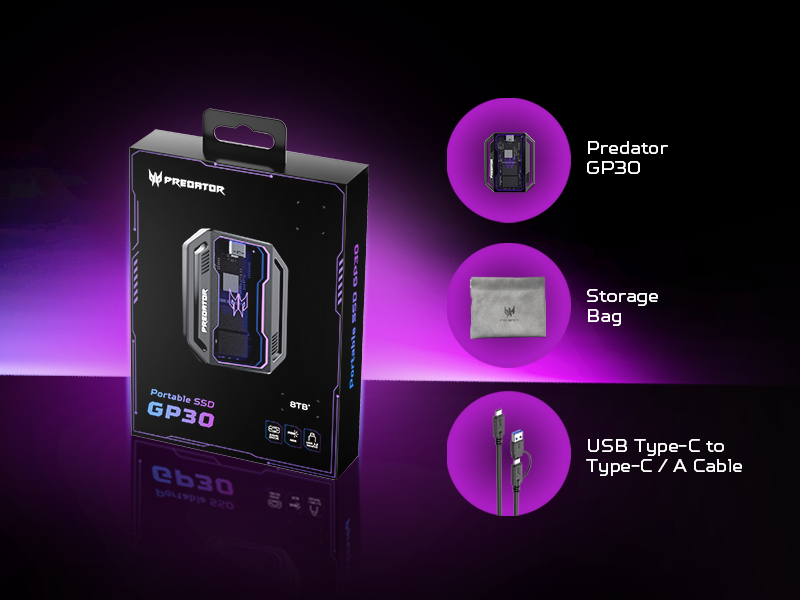 Predator GP30 Portable SSD - Predator Storage Official