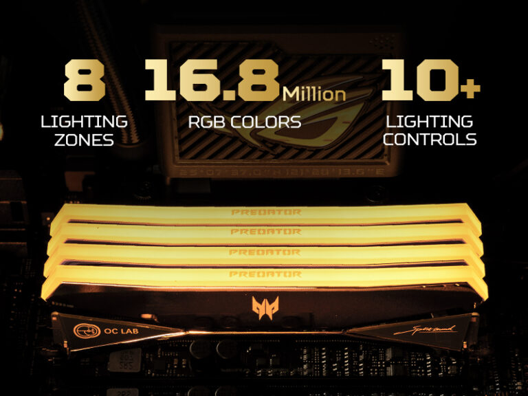 Predator Gold Edition Hera 192 GB RAM Kit (48 GB x 4)