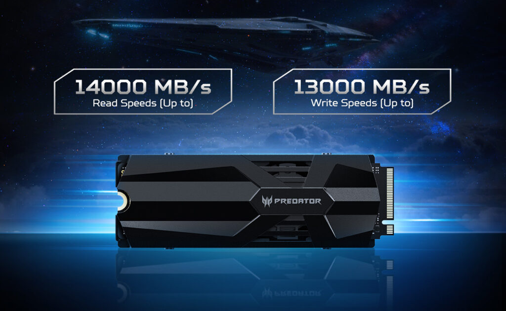 Predator GM9000 SSD: 14000 MB/s Read & 13000 MB/s Write